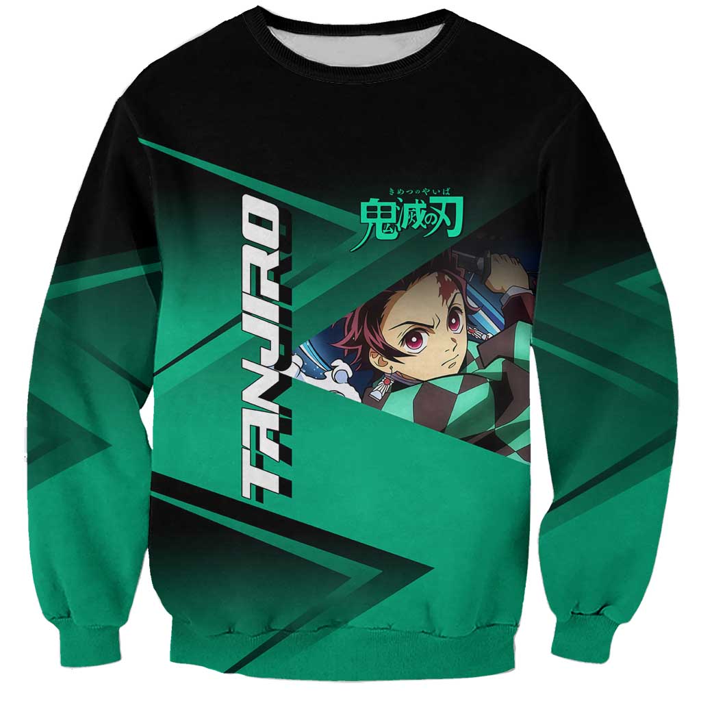 Tanjiro Kamado Water Hashira Sweatshirt Sporty Anime Mashup Style