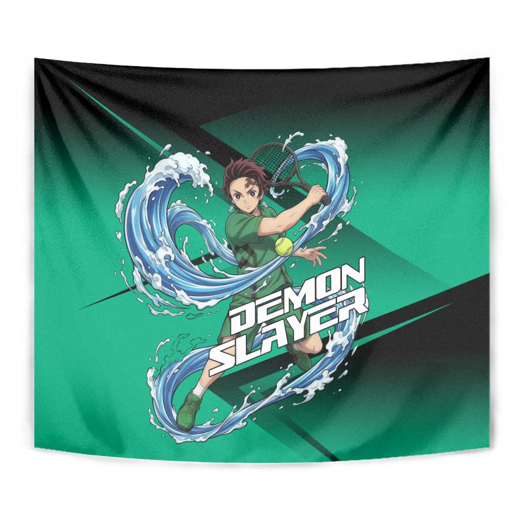 Tanjiro Kamado Water Hashira Tapestry Sporty Anime Mashup Style