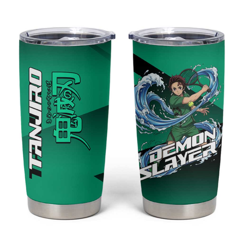 Tanjiro Kamado Water Hashira Tumbler Cup Sporty Anime Mashup Style