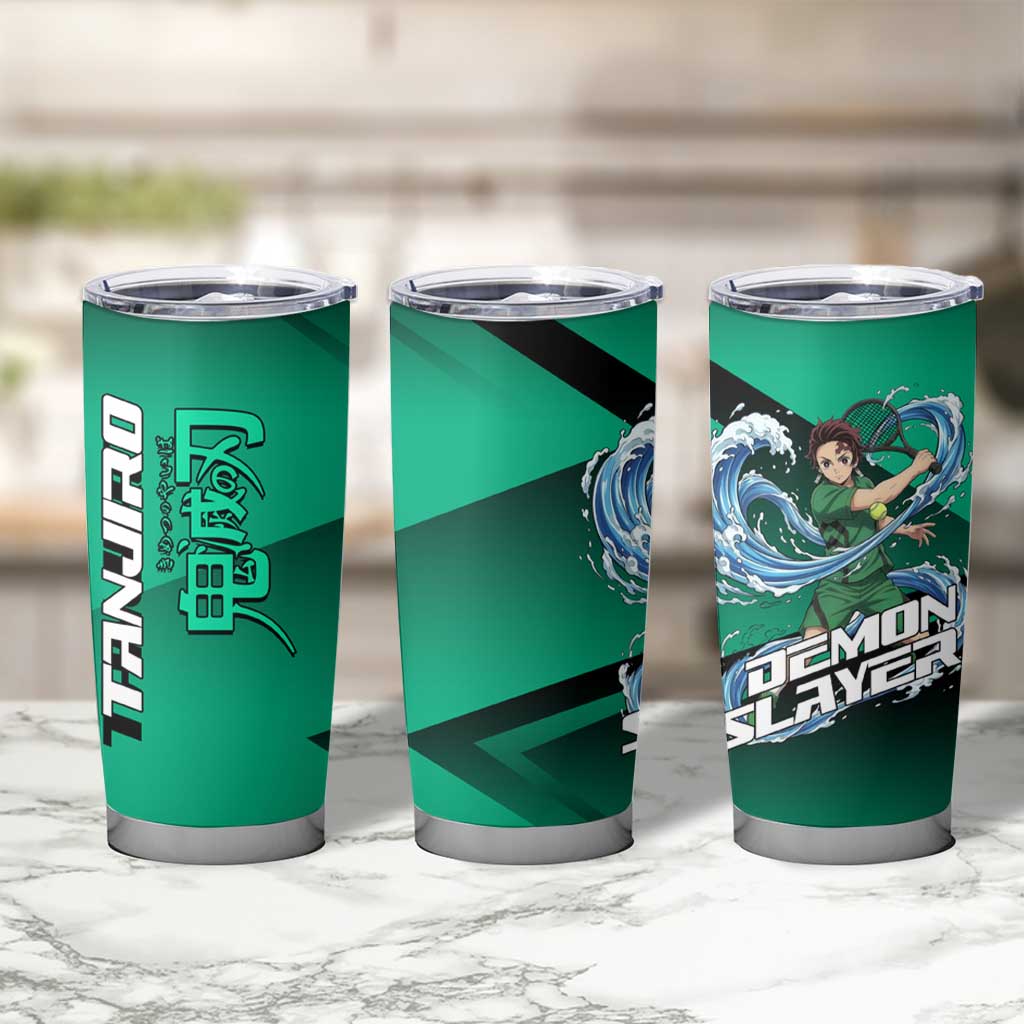 Tanjiro Kamado Water Hashira Tumbler Cup Sporty Anime Mashup Style