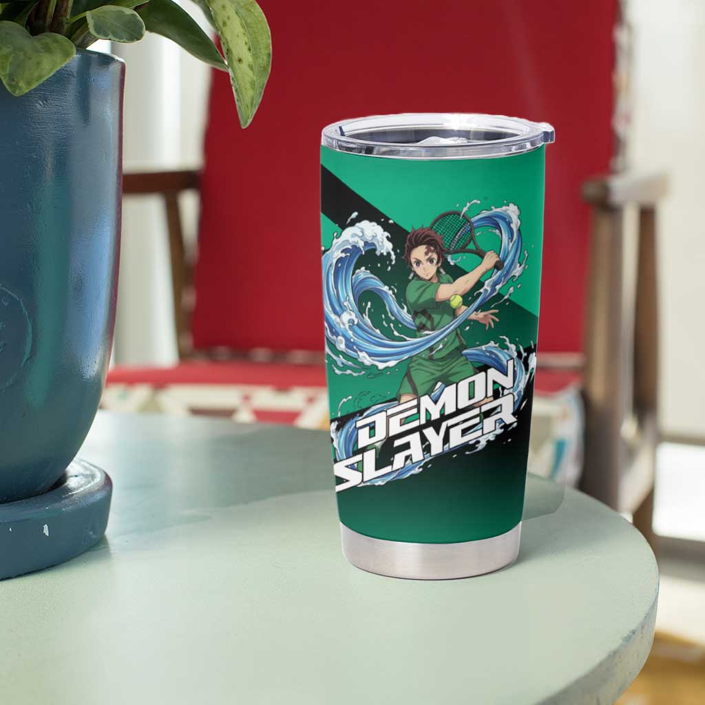 Tanjiro Kamado Water Hashira Tumbler Cup Sporty Anime Mashup Style