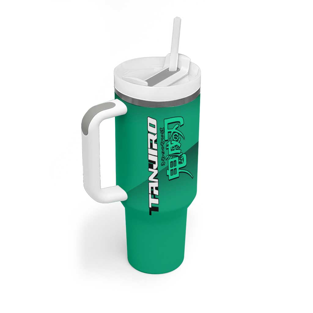 Tanjiro Kamado Water Hashira Tumbler With Handle Sporty Anime Mashup Style