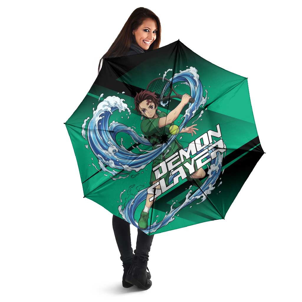 Tanjiro Kamado Water Hashira Umbrella Sporty Anime Mashup Style
