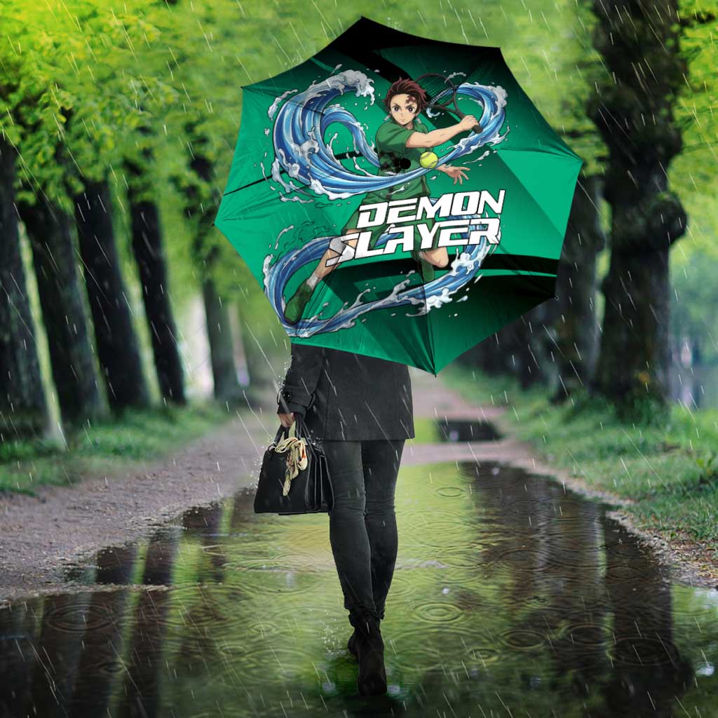 Tanjiro Kamado Water Hashira Umbrella Sporty Anime Mashup Style