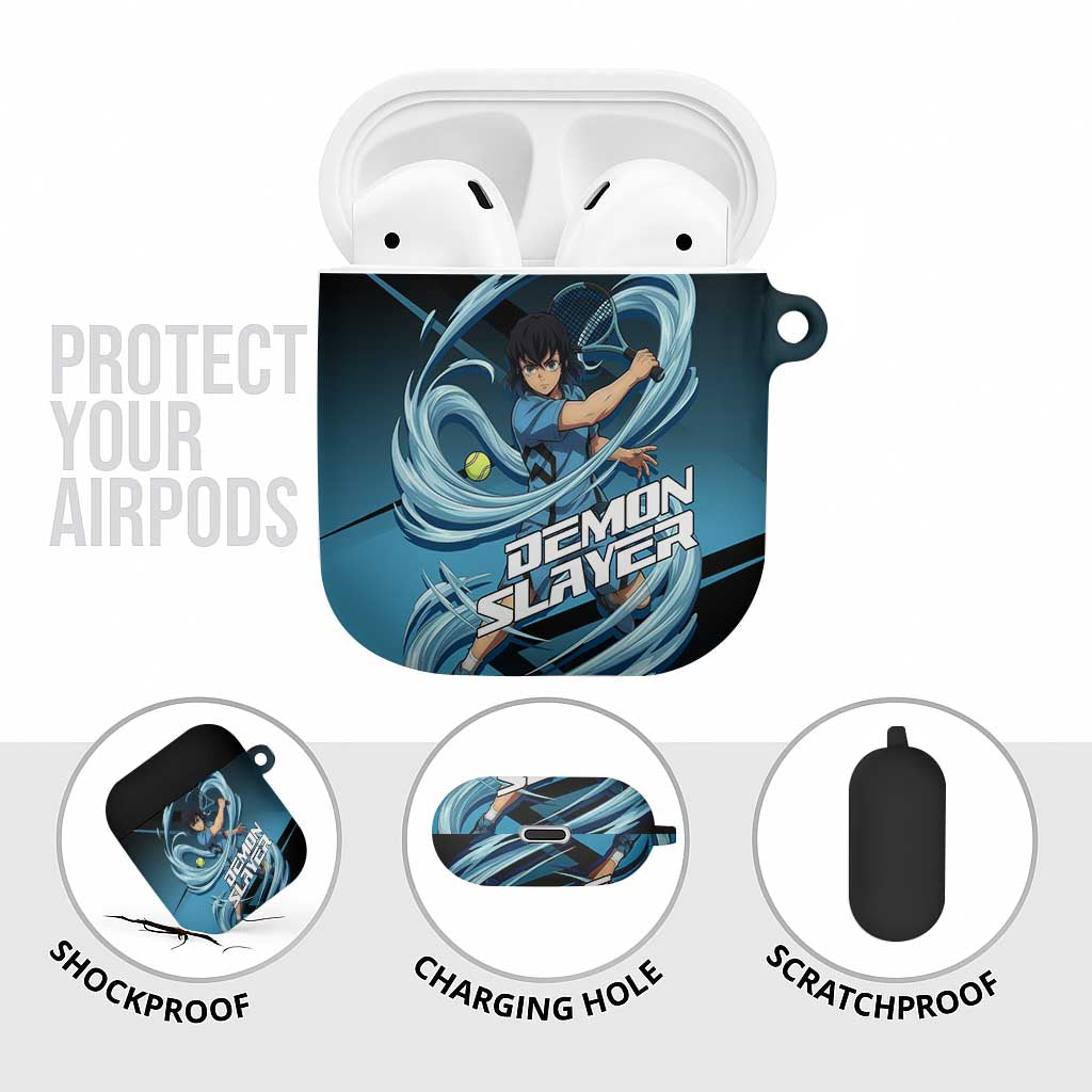 Inosuke Hashibira Beast Tennis Form AirPods Case Sporty Anime Mashup Style
