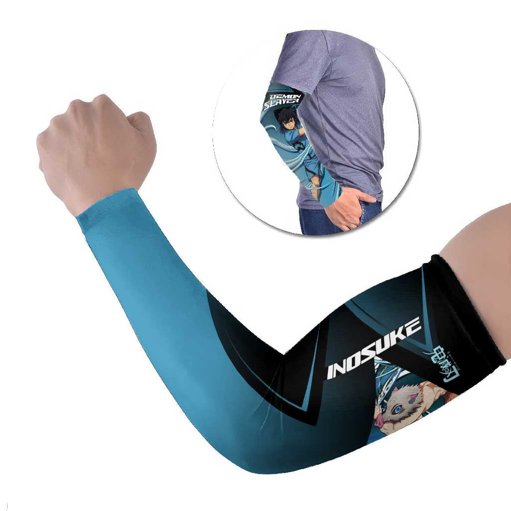 Inosuke Hashibira Beast Tennis Form Arm Sleeves Sporty Anime Mashup Style