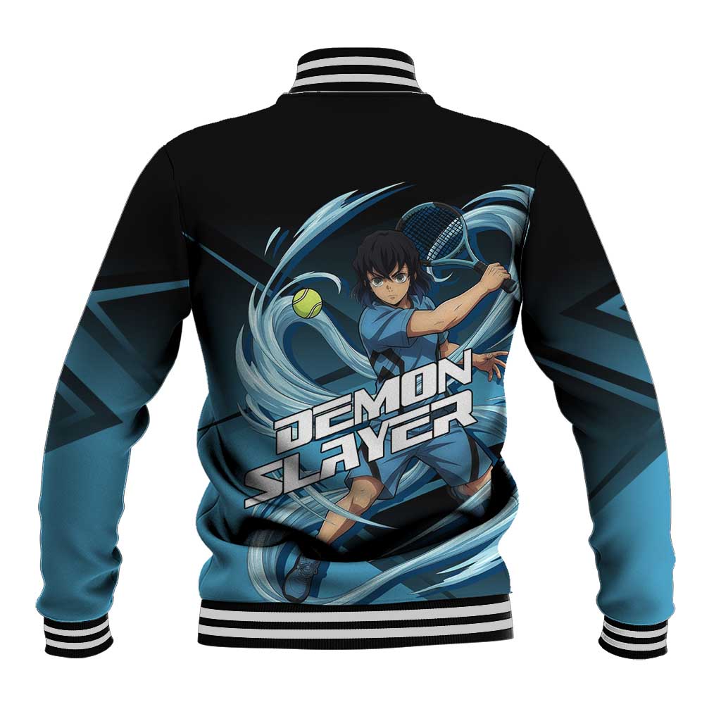 Inosuke Hashibira Beast Tennis Form Baseball Jacket Sporty Anime Mashup Style