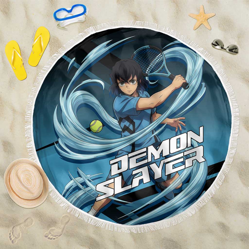 Inosuke Hashibira Beast Tennis Form Beach Blanket Sporty Anime Mashup Style