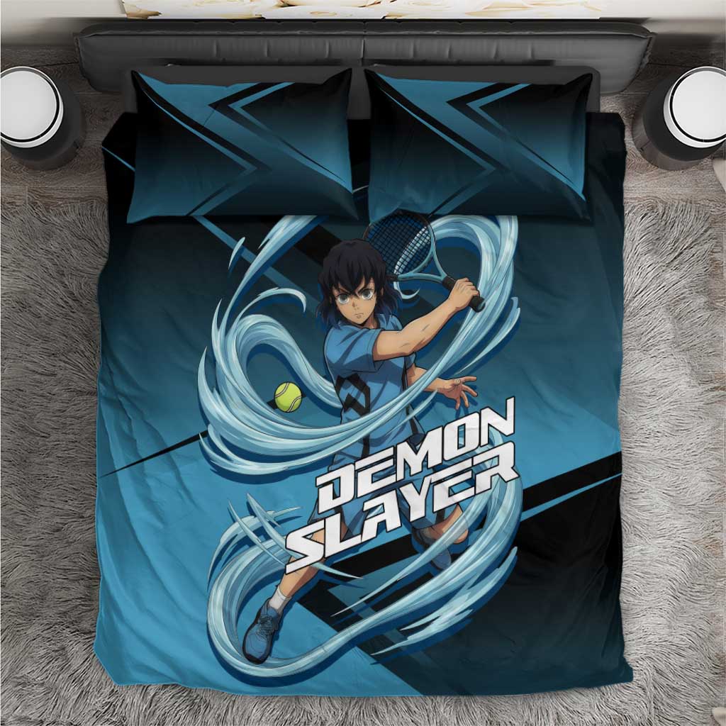 Inosuke Hashibira Beast Tennis Form Bedding Set Sporty Anime Mashup Style