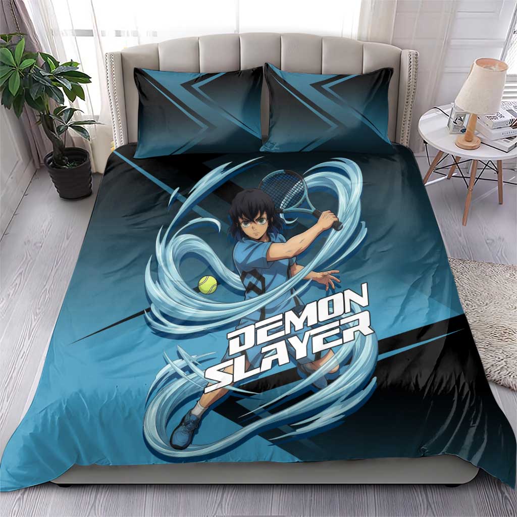 Inosuke Hashibira Beast Tennis Form Bedding Set Sporty Anime Mashup Style