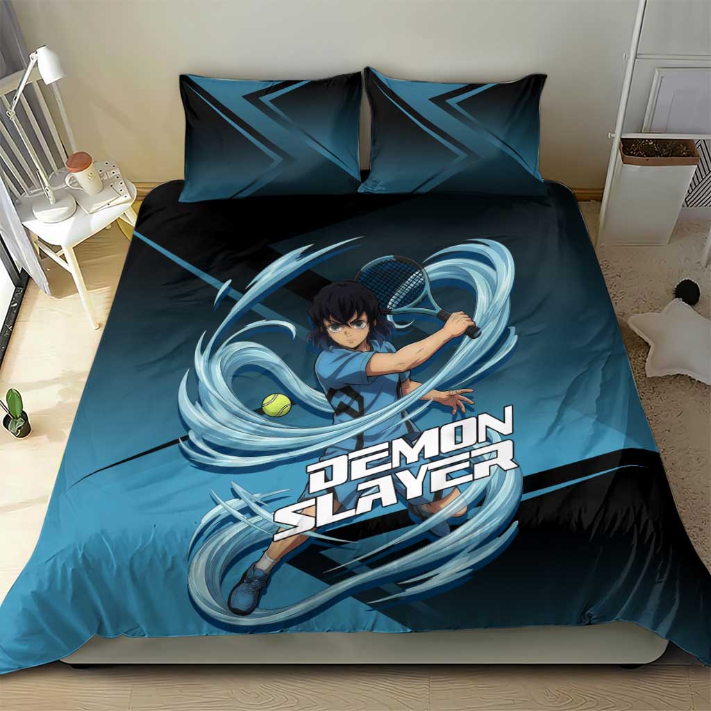 Inosuke Hashibira Beast Tennis Form Bedding Set Sporty Anime Mashup Style