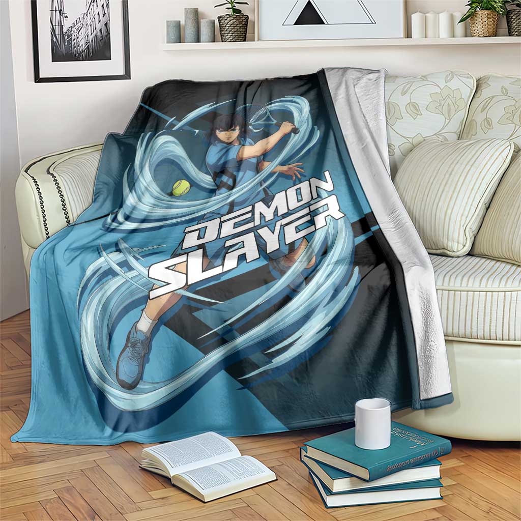 Inosuke Hashibira Beast Tennis Form Blanket Sporty Anime Mashup Style