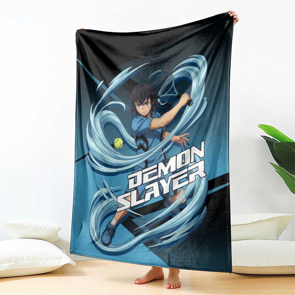 Inosuke Hashibira Beast Tennis Form Blanket Sporty Anime Mashup Style