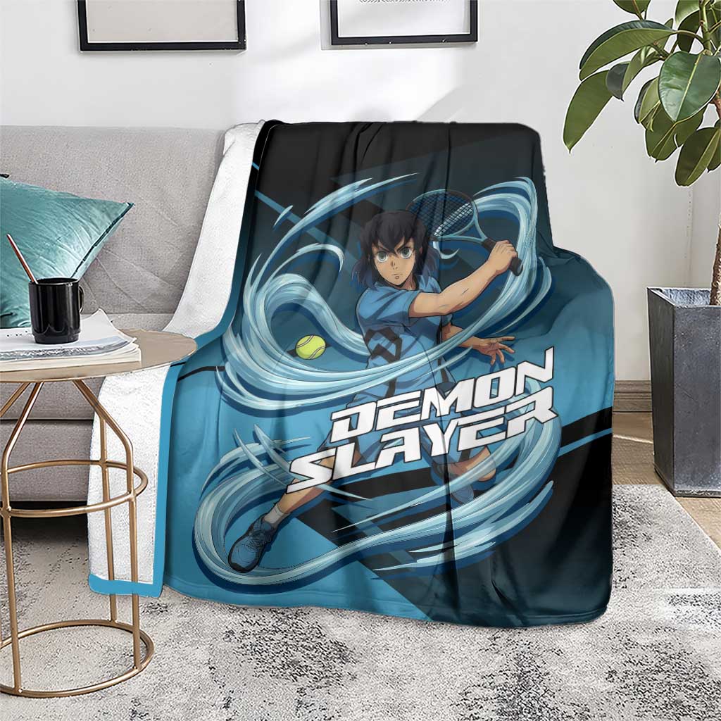 Inosuke Hashibira Beast Tennis Form Blanket Sporty Anime Mashup Style