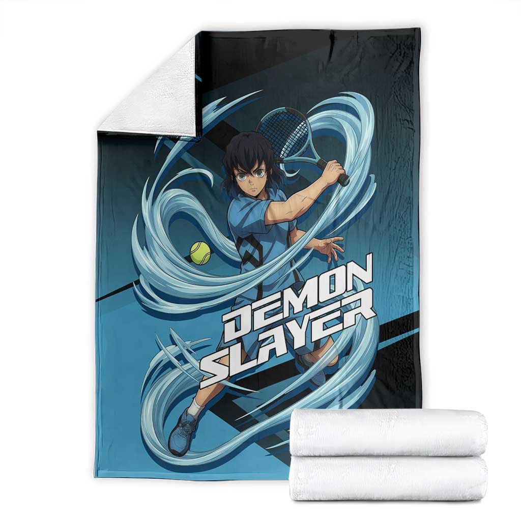 Inosuke Hashibira Beast Tennis Form Blanket Sporty Anime Mashup Style