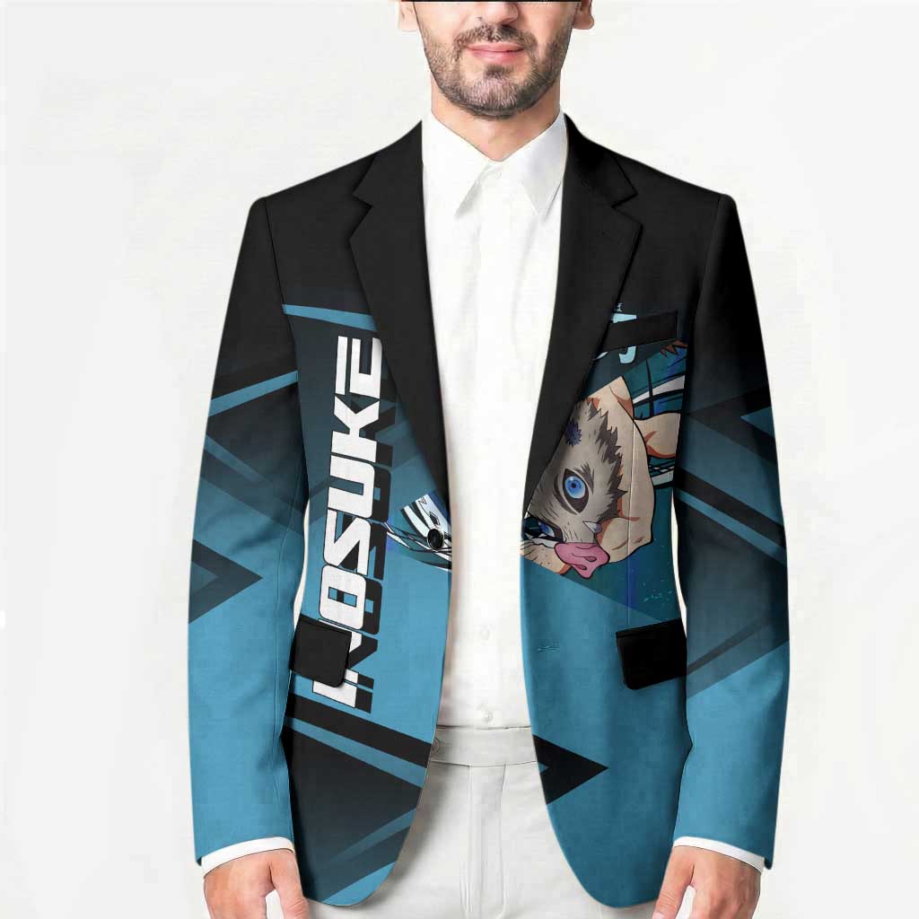 Inosuke Hashibira Beast Tennis Form Blazer Sporty Anime Mashup Style