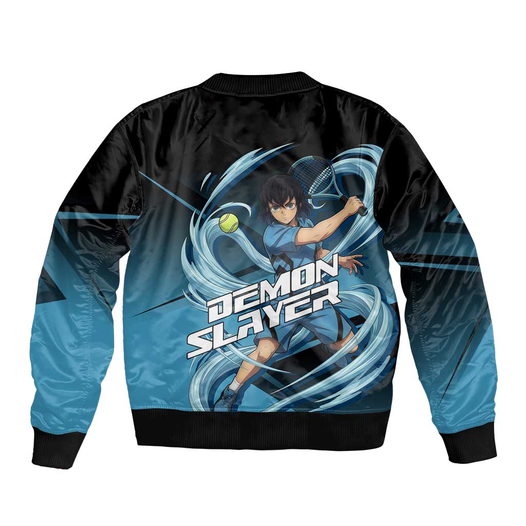 Inosuke Hashibira Beast Tennis Form Bomber Jacket Sporty Anime Mashup Style