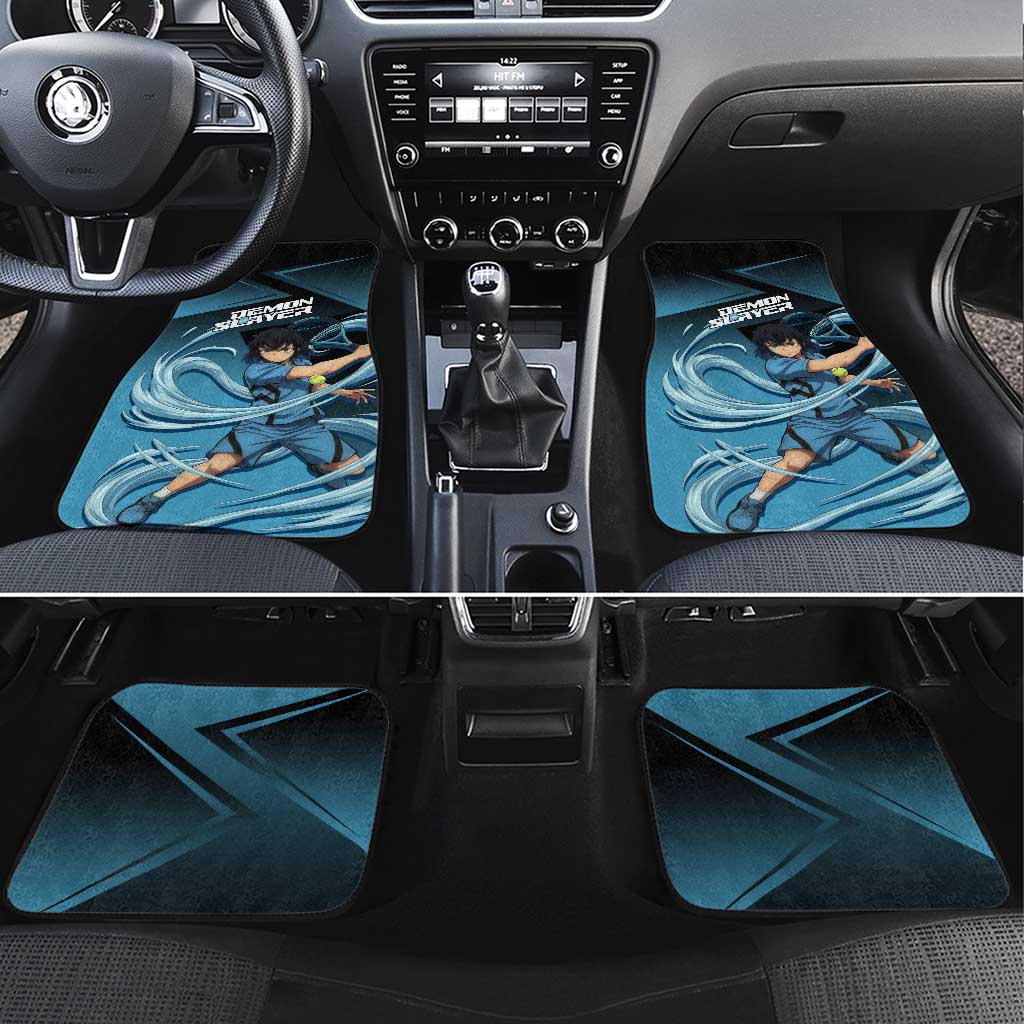 Inosuke Hashibira Beast Tennis Form Car Mats Sporty Anime Mashup Style