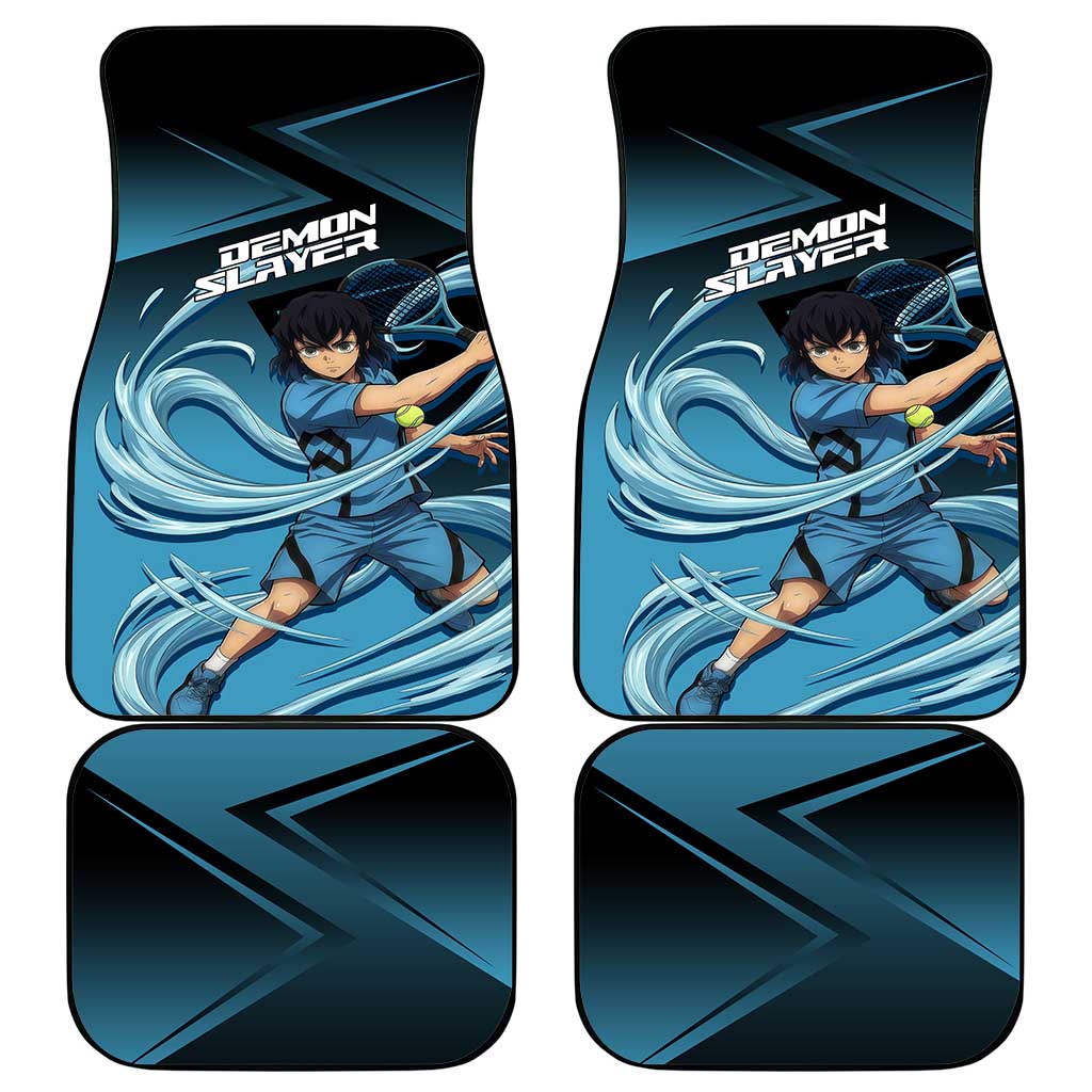 Inosuke Hashibira Beast Tennis Form Car Mats Sporty Anime Mashup Style