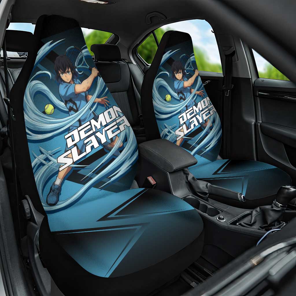 Inosuke Hashibira Beast Tennis Form Car Seat Cover Sporty Anime Mashup Style