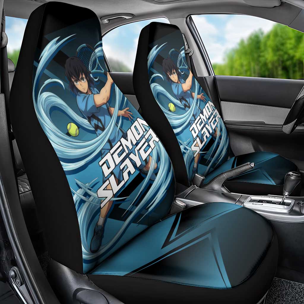 Inosuke Hashibira Beast Tennis Form Car Seat Cover Sporty Anime Mashup Style