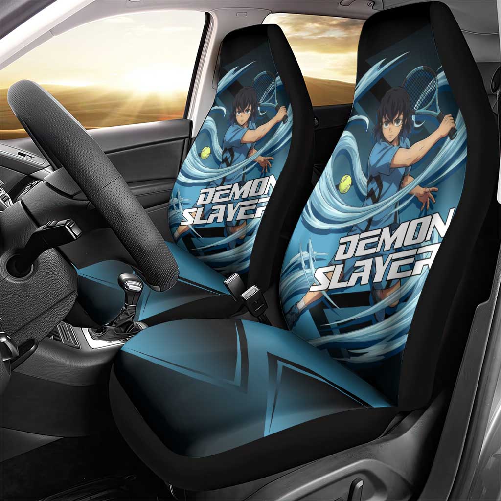 Inosuke Hashibira Beast Tennis Form Car Seat Cover Sporty Anime Mashup Style