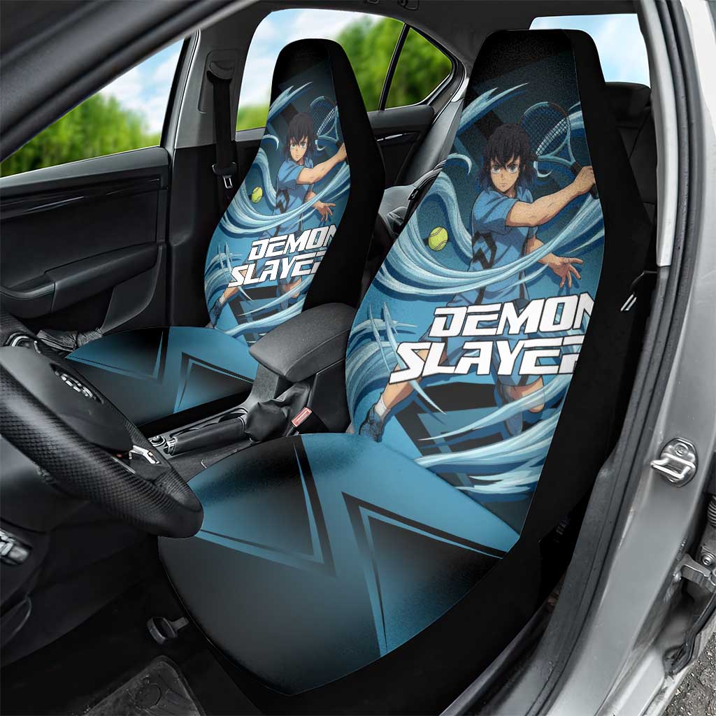 Inosuke Hashibira Beast Tennis Form Car Seat Cover Sporty Anime Mashup Style
