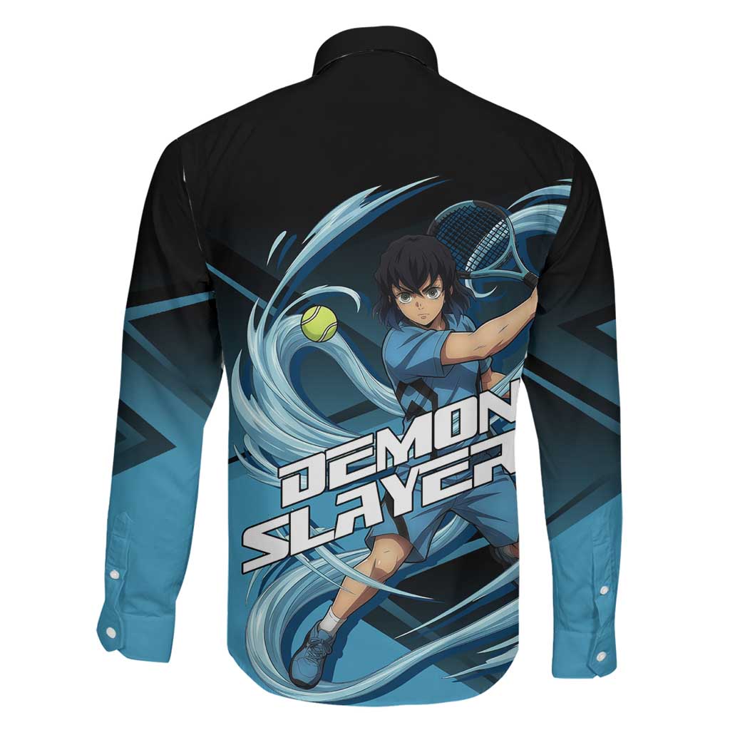 Inosuke Hashibira Beast Tennis Form Family Matching Short Sleeve Bodycon Dress and Hawaiian Shirt Sporty Anime Mashup Style
