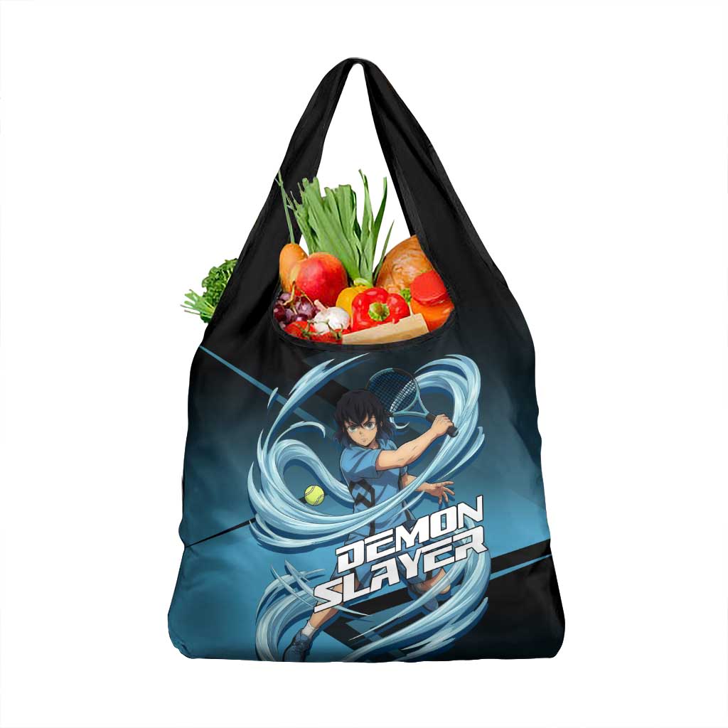 Inosuke Hashibira Beast Tennis Form Grocery Bag Sporty Anime Mashup Style