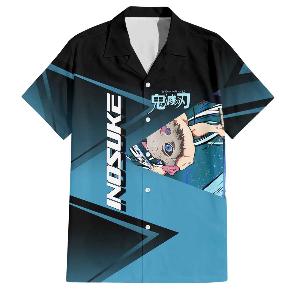 Inosuke Hashibira Beast Tennis Form Hawaiian Shirt Sporty Anime Mashup Style