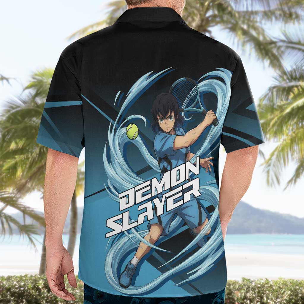 Inosuke Hashibira Beast Tennis Form Hawaiian Shirt Sporty Anime Mashup Style
