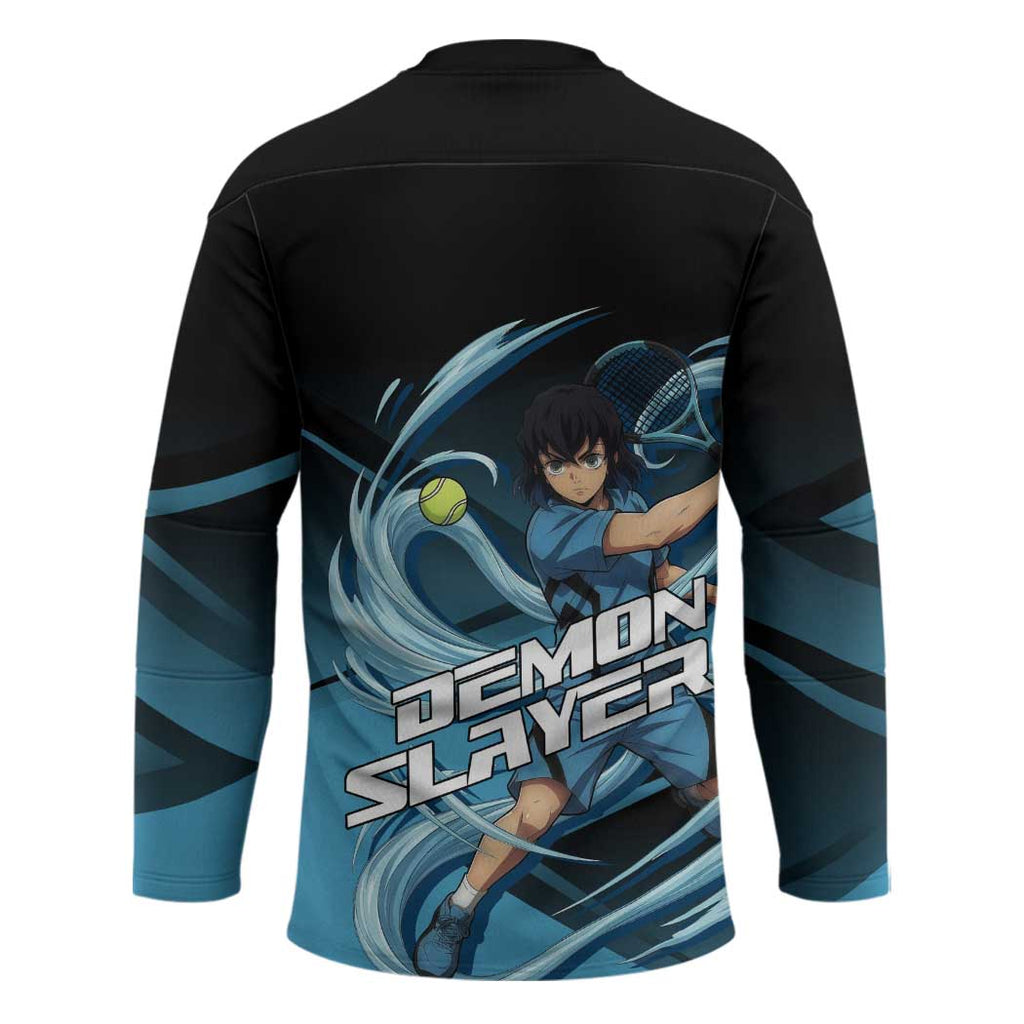Inosuke Hashibira Beast Tennis Form Hockey Jersey Sporty Anime Mashup Style