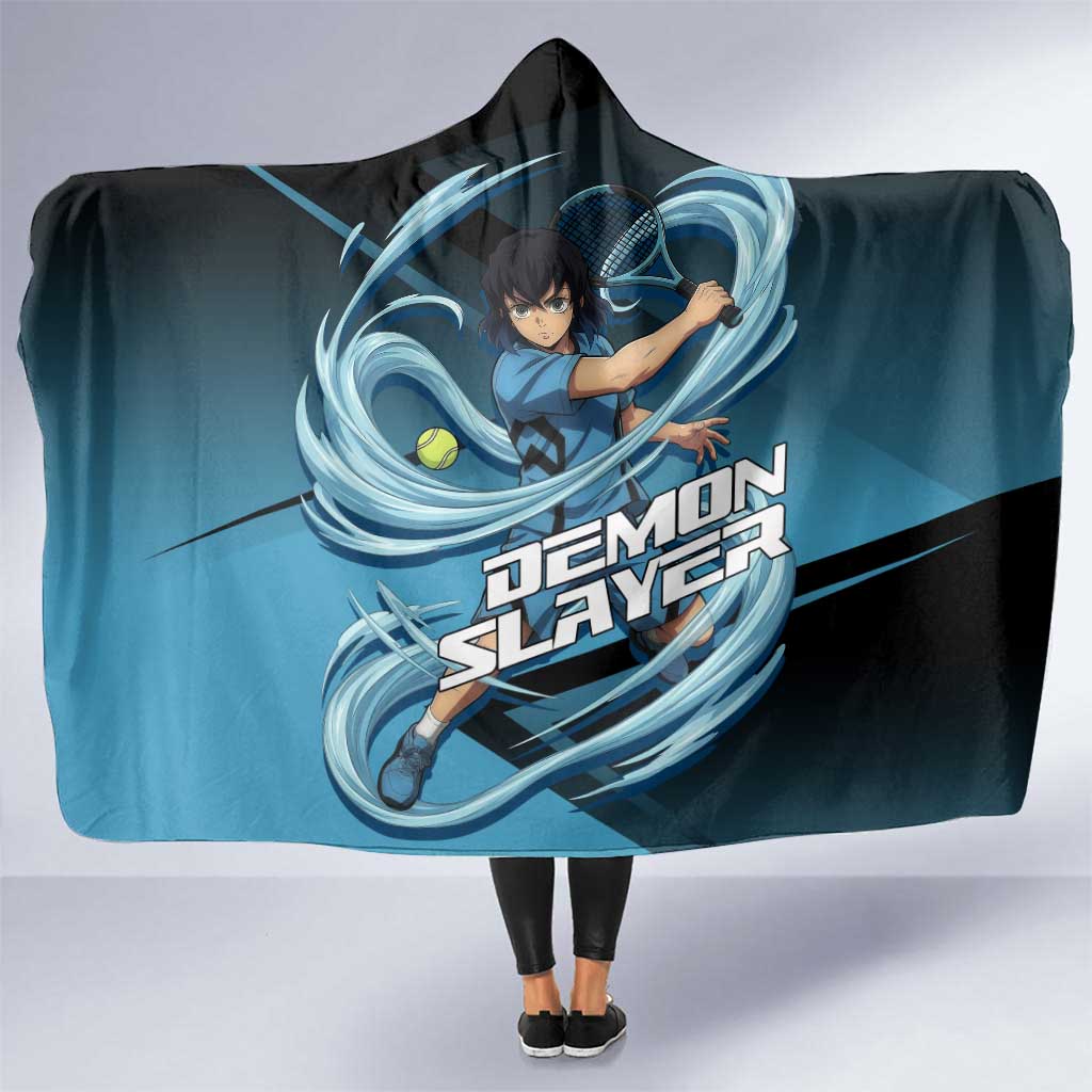 Inosuke Hashibira Beast Tennis Form Hooded Blanket Sporty Anime Mashup Style