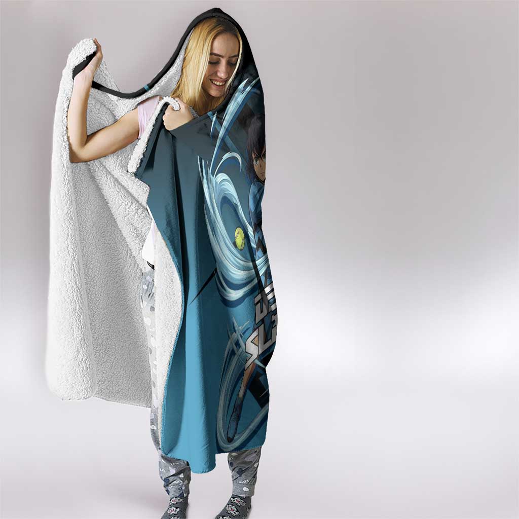 Inosuke Hashibira Beast Tennis Form Hooded Blanket Sporty Anime Mashup Style