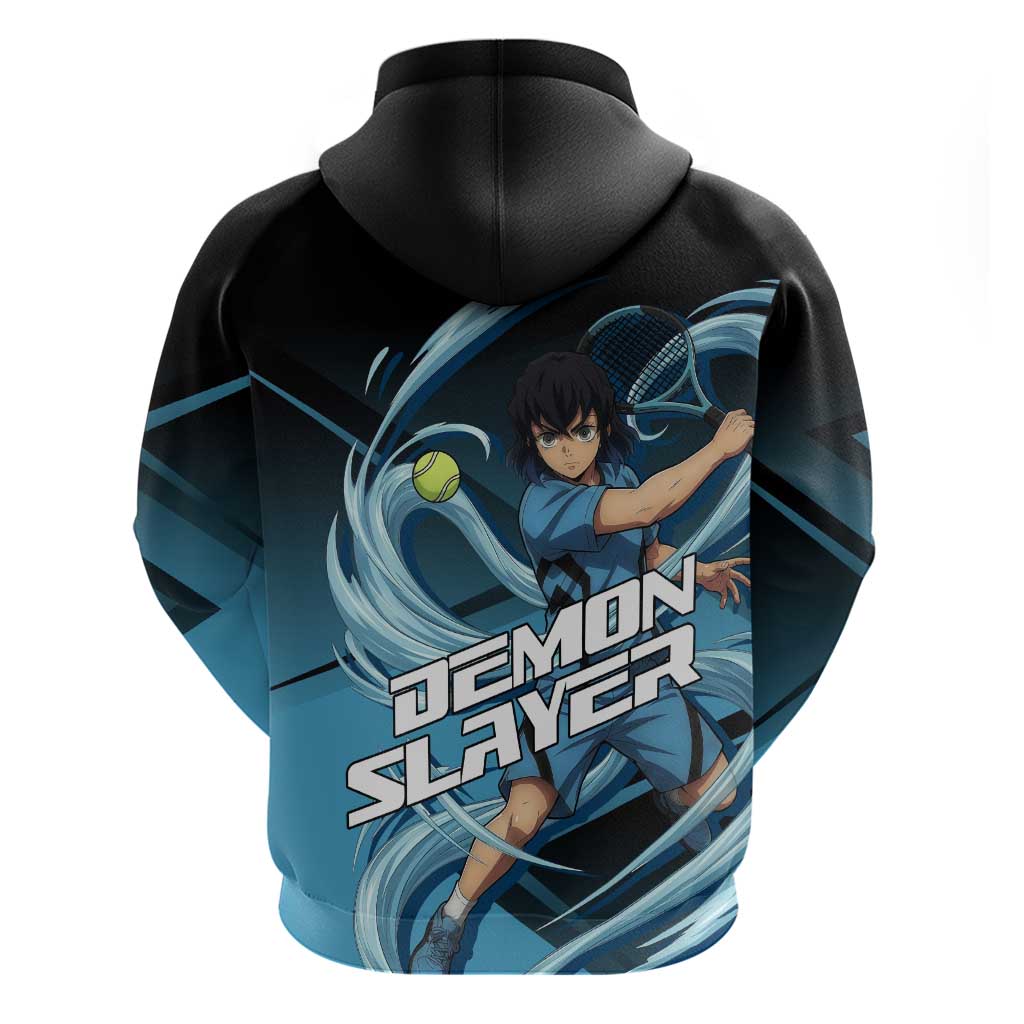 Inosuke Hashibira Beast Tennis Form Hoodie Sporty Anime Mashup Style