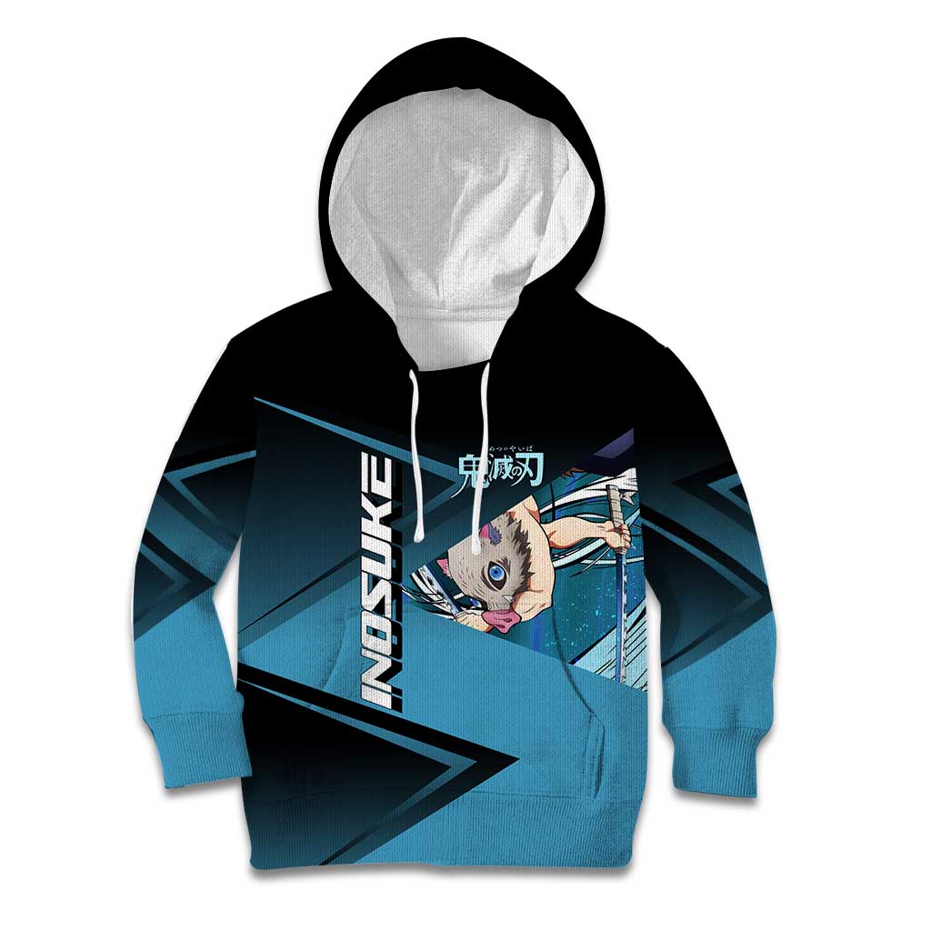 Inosuke Hashibira Beast Tennis Form Kid Hoodie Sporty Anime Mashup Style