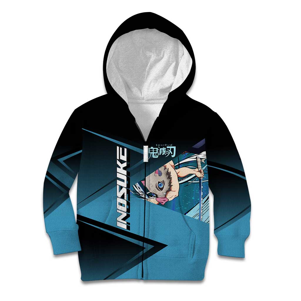 Inosuke Hashibira Beast Tennis Form Kid Hoodie Sporty Anime Mashup Style