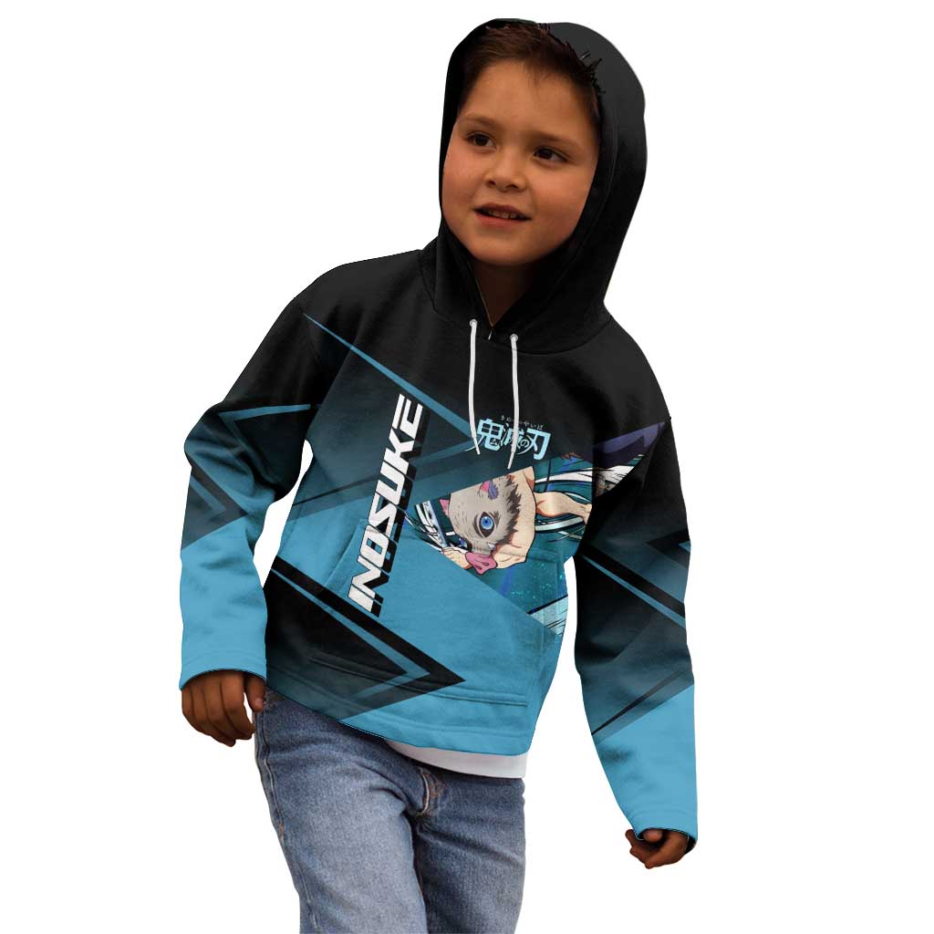 Inosuke Hashibira Beast Tennis Form Kid Hoodie Sporty Anime Mashup Style