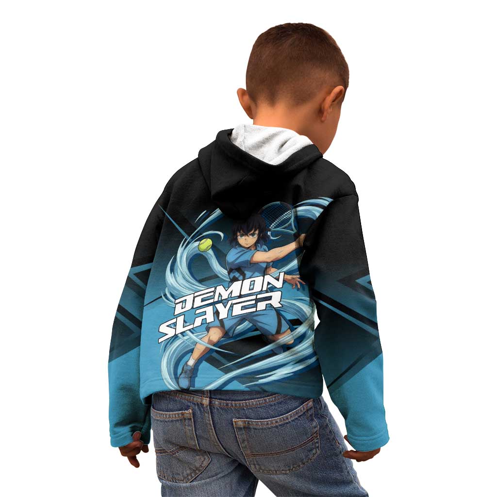 Inosuke Hashibira Beast Tennis Form Kid Hoodie Sporty Anime Mashup Style