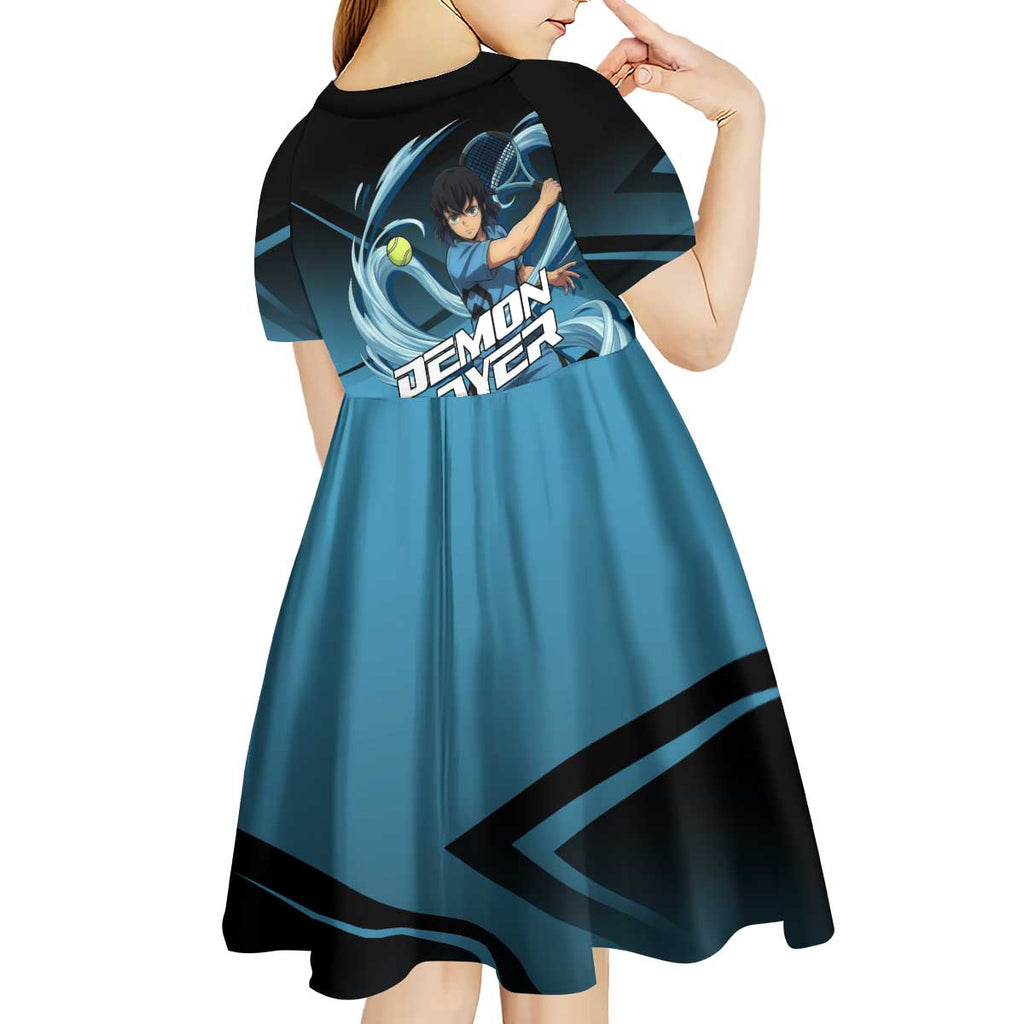 Inosuke Hashibira Beast Tennis Form Kid Short Sleeve Dress Sporty Anime Mashup Style