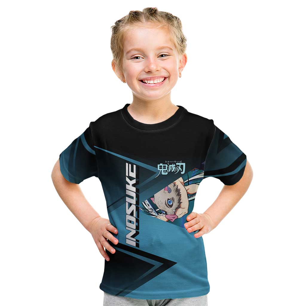 Inosuke Hashibira Beast Tennis Form Kid T Shirt Sporty Anime Mashup Style