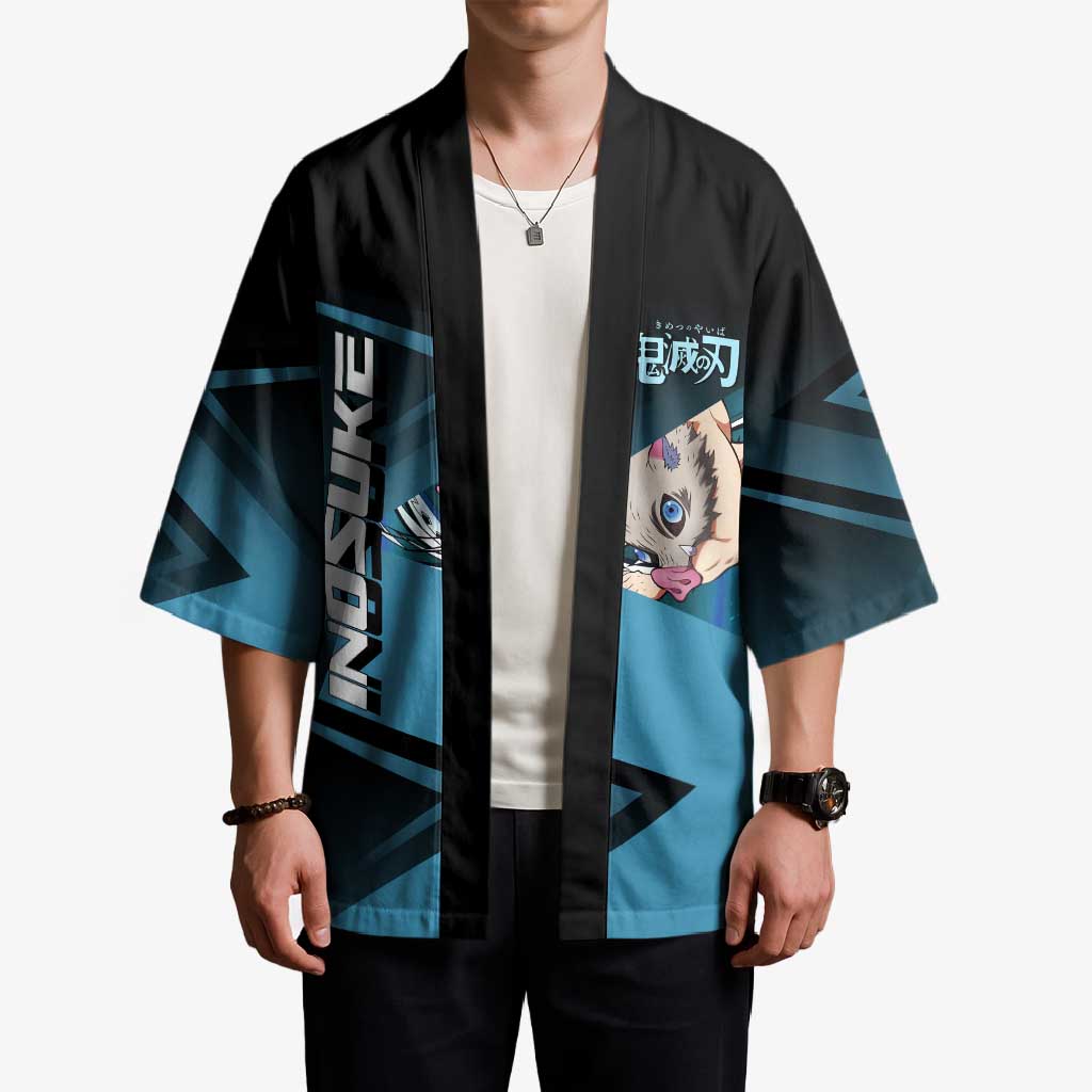 Inosuke Hashibira Beast Tennis Form Kimono Sporty Anime Mashup Style