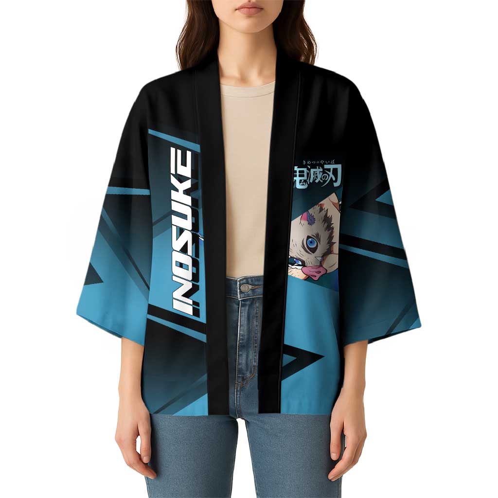 Inosuke Hashibira Beast Tennis Form Kimono Sporty Anime Mashup Style