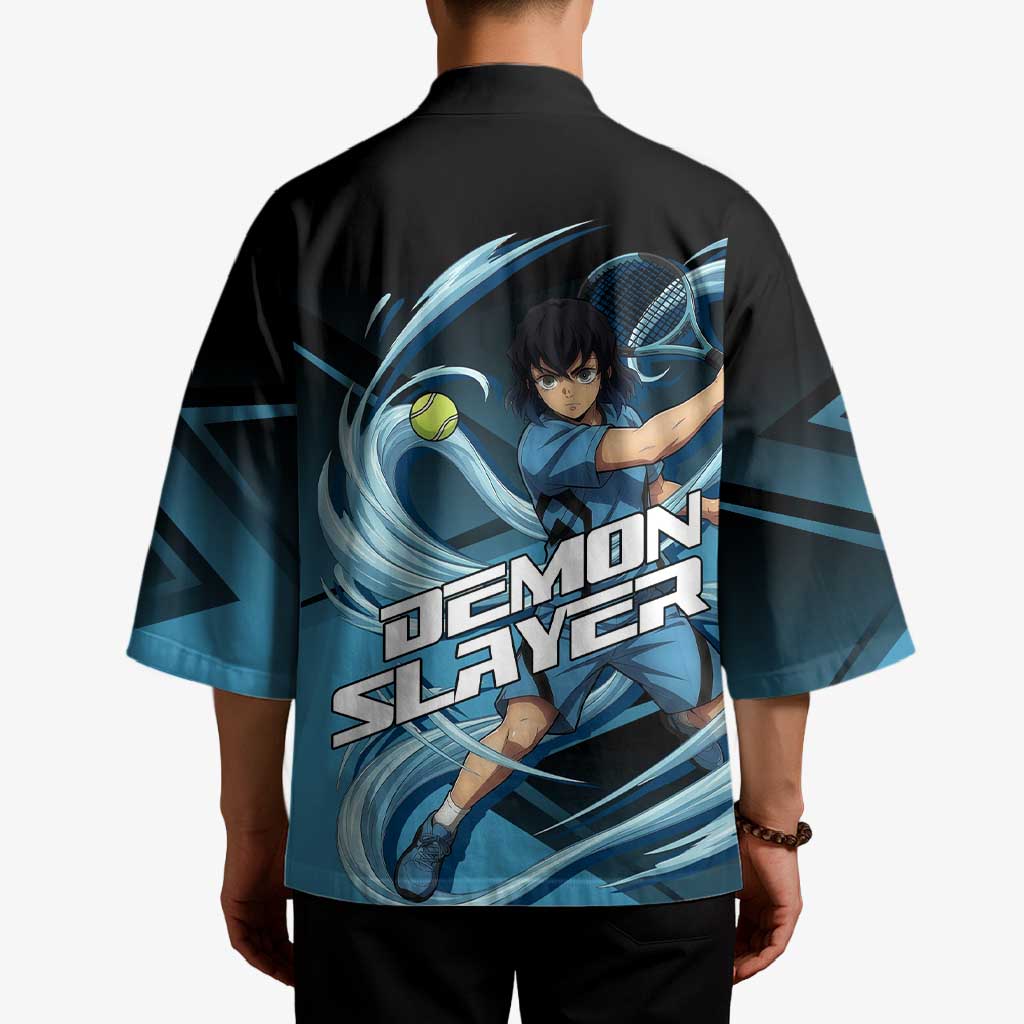 Inosuke Hashibira Beast Tennis Form Kimono Sporty Anime Mashup Style