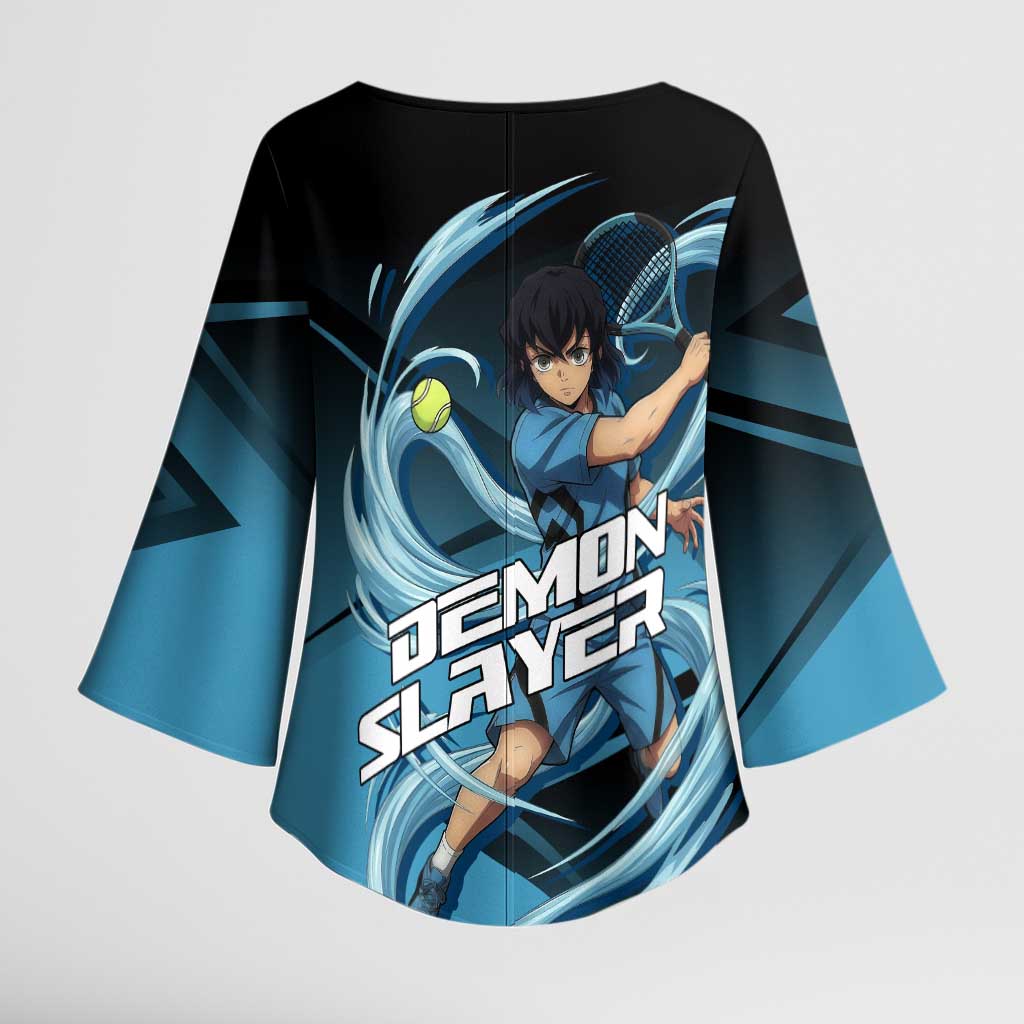 Inosuke Hashibira Beast Tennis Form Kimono Sleeve Blouse Sporty Anime Mashup Style