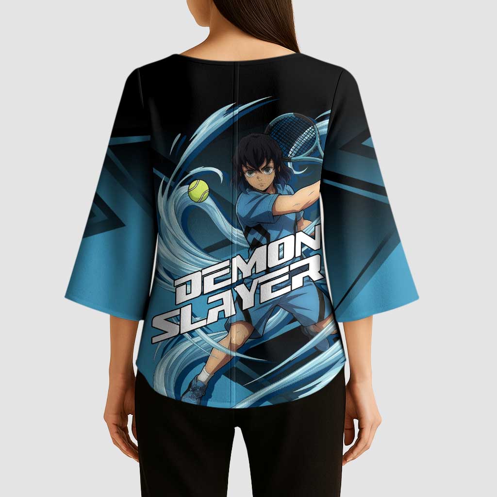 Inosuke Hashibira Beast Tennis Form Kimono Sleeve Blouse Sporty Anime Mashup Style