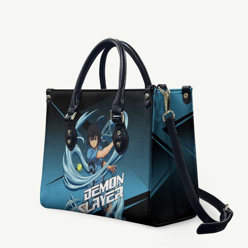 Inosuke Hashibira Beast Tennis Form Leather Bag Sporty Anime Mashup Style