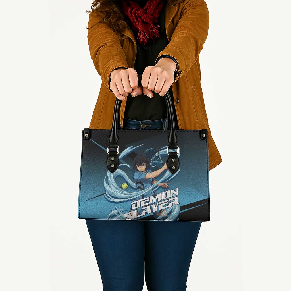Inosuke Hashibira Beast Tennis Form Leather Bag Sporty Anime Mashup Style
