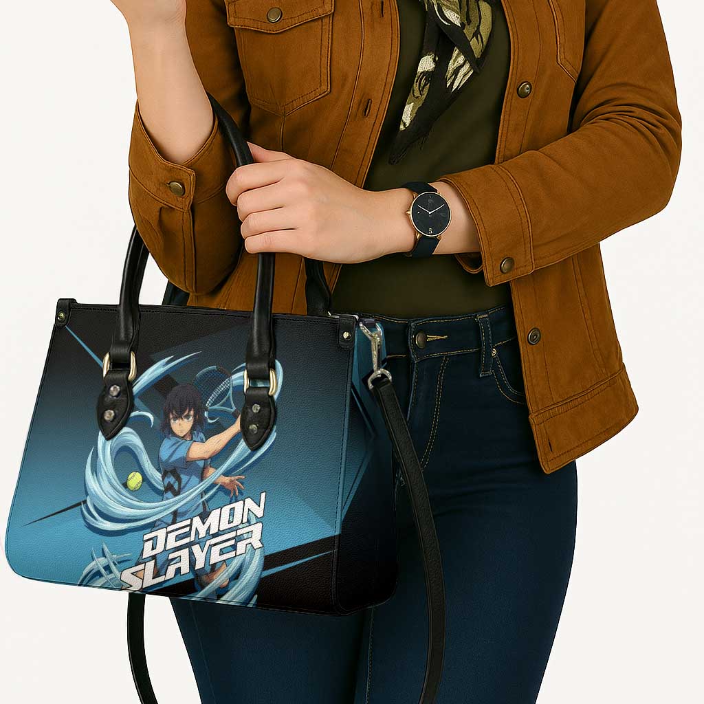 Inosuke Hashibira Beast Tennis Form Leather Bag Sporty Anime Mashup Style