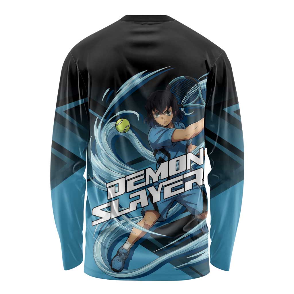 Inosuke Hashibira Beast Tennis Form Long Sleeve Shirt Sporty Anime Mashup Style